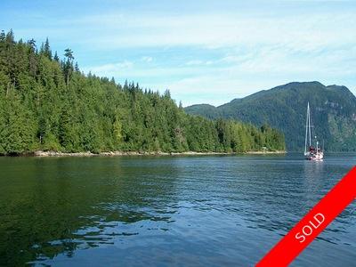 Shoal Bay, East Thurlow Island Oceanfront Acreage for sale: (Listed 2012-03-16)