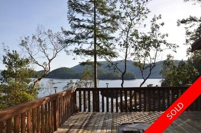 Grace Harbour, Okeover Inlet Oceanfront Cabin for sale: 2 + Loft (Listed 2016-03-09)