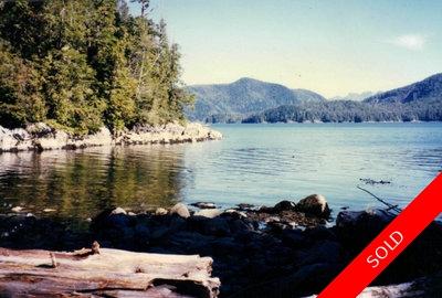 Hot Springs Cove- West Coast, Vancouver Island Oceanfront Acreage for sale